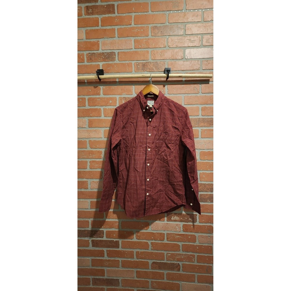 j crew slim small untucked shirt New W Tag Red. Bin 24 - Picture 10 of 10